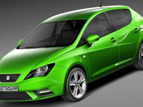 Seat Ibiza 5-door 2013 3D Model