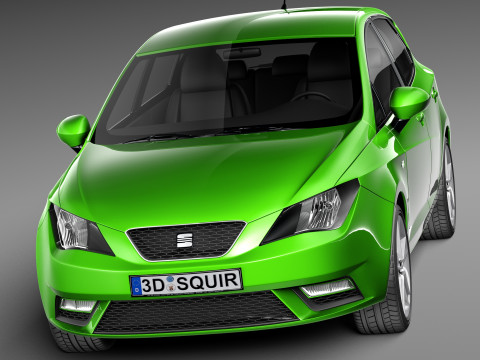 Seat Ibiza 5-door 2013 Modèle 3D