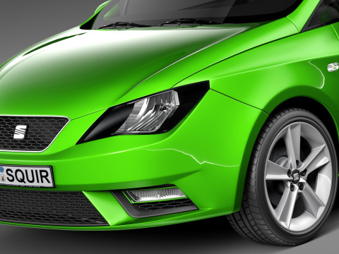 Seat Ibiza 5-door 2013 Modèle 3D