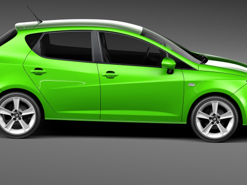 Seat Ibiza 5-door 2013 Modèle 3D