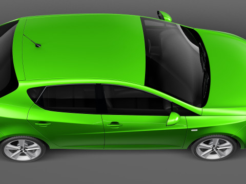 Seat Ibiza 5-door 2013 Modèle 3D