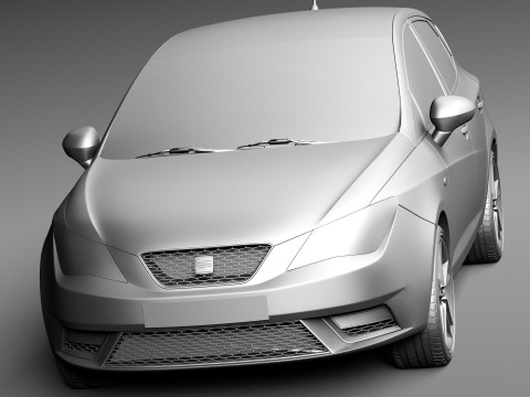 Seat Ibiza 5-door 2013 Modèle 3D