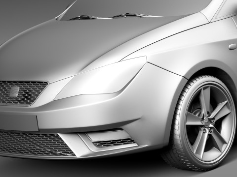 Seat Ibiza 5-door 2013 Modèle 3D