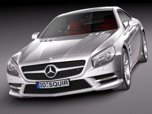 Mercedes-Benz SL 2013 3D Модель