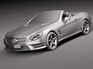 Mercedes-Benz SL 2013 3D Модель