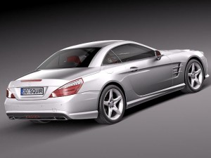 Mercedes-Benz SL 2013 3D Модель