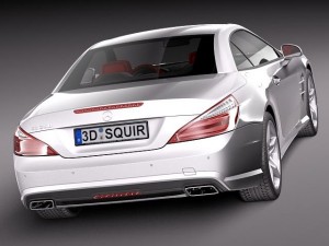 Mercedes-Benz SL 2013 3D Модель
