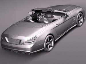 Mercedes-Benz SL 2013 3D Модель