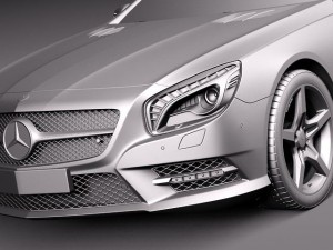 Mercedes-Benz SL 2013 3D Модель