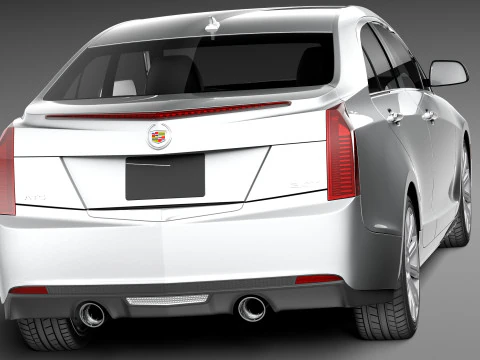 Cadillac ATS 2013 3D Model