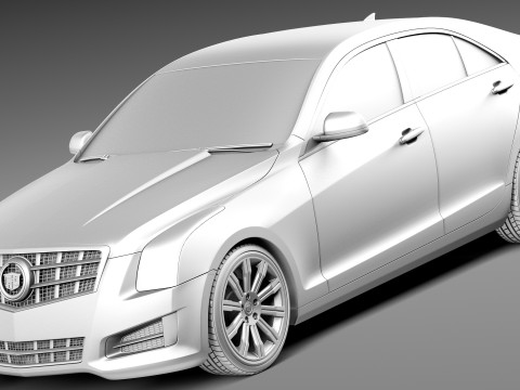 Cadillac ATS 2013 Modelo 3D