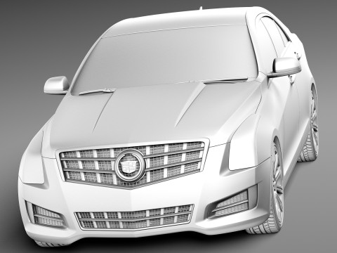 Cadillac ATS 2013 Modelo 3D