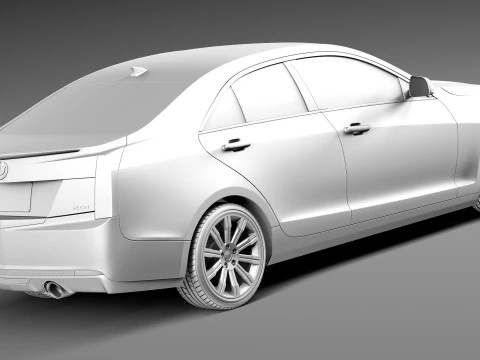 Cadillac ATS 2013 3D Model