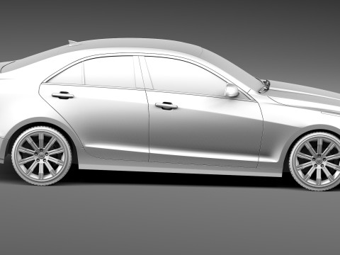 Cadillac ATS 2013 Modelo 3D