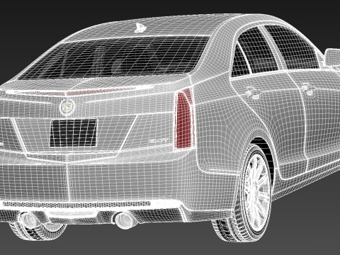Cadillac ATS 2013 Modelo 3D