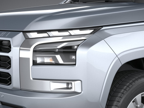 Mitsubishi L200 Triton 2024 3D मॉडल
