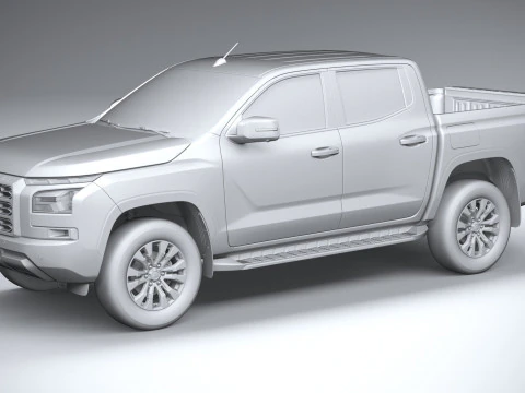 Mitsubishi L200 Triton 2024 3D Model