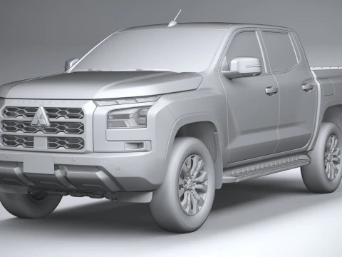 Mitsubishi L200 Triton 2024 3D Model