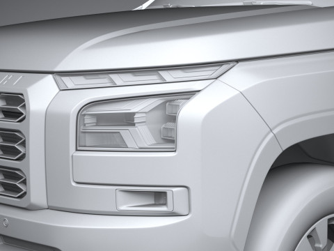 Mitsubishi L200 Triton 2024 3D मॉडल