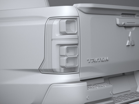 Mitsubishi L200 Triton 2024 3D मॉडल