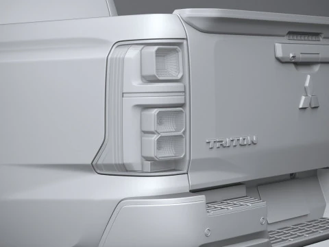 Mitsubishi L200 Triton 2024 3D Model