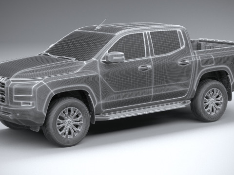 Mitsubishi L200 Triton 2024 3D मॉडल