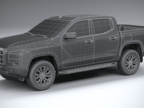 Mitsubishi L200 Triton 2024 3D मॉडल