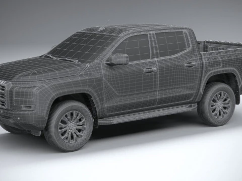 Mitsubishi L200 Triton 2024 3D Model