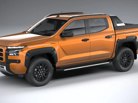 Atlet Mitsubishi L200 Triton 2024 Model 3D