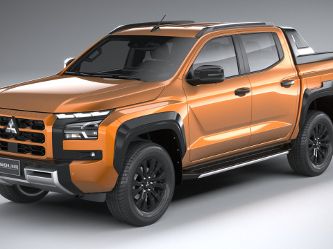 Mitsubishi L200 Triton Athlete 2024 3D 모델