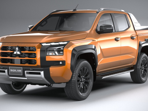 Mitsubishi L200 Triton Athlete 2024 3D 모델