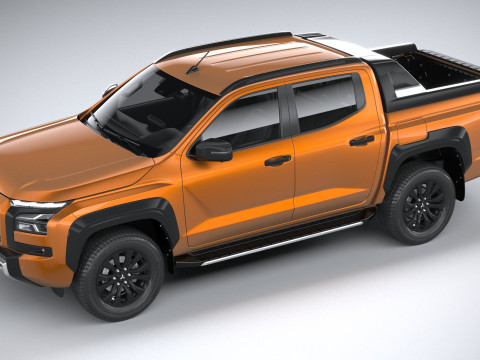 Mitsubishi L200 Triton Athlete 2024 3D 모델