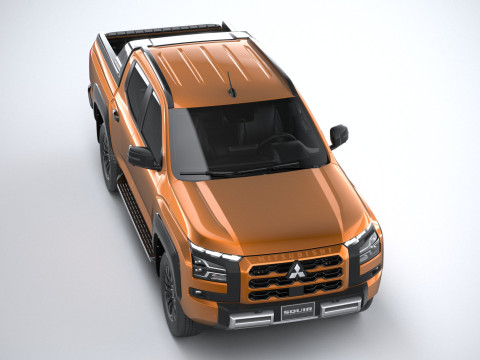 Mitsubishi L200 Triton Athlete 2024 3D 모델