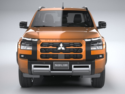 Mitsubishi L200 Triton Athlete 2024 3D 모델
