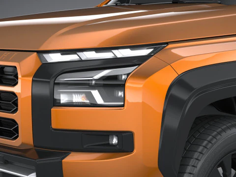 Mitsubishi L200 Triton Athlete 2024 3D Model