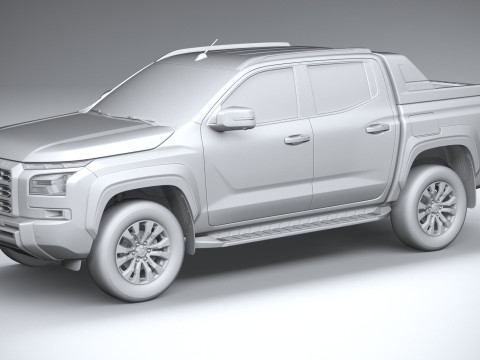 Mitsubishi L200 Triton Athlete 2024 3D 모델