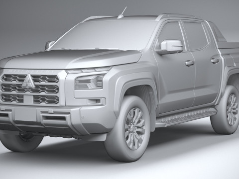 Mitsubishi L200 Triton Athlete 2024 3D 모델