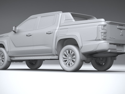 Mitsubishi L200 Triton Athlete 2024 3D 모델