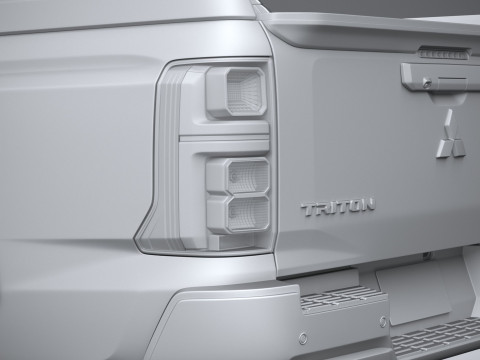 Mitsubishi L200 Triton Athlete 2024 3D 모델