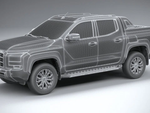 Mitsubishi L200 Triton Athlete 2024 3D Model