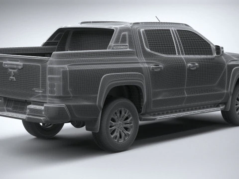 Mitsubishi L200 Triton Athlete 2024 3D Model