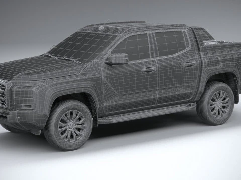 Mitsubishi L200 Triton Athlete 2024 3D Model