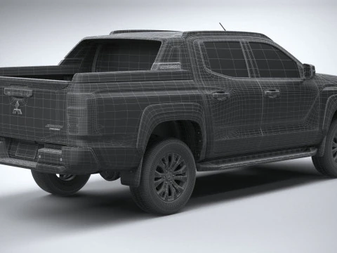 Mitsubishi L200 Triton Athlete 2024 3D Model
