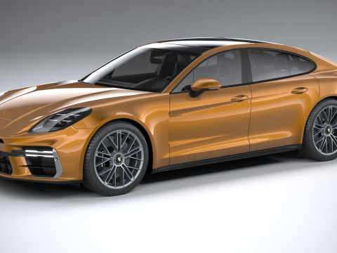 Porsche Panamera Turbo S 2024 3D 모델