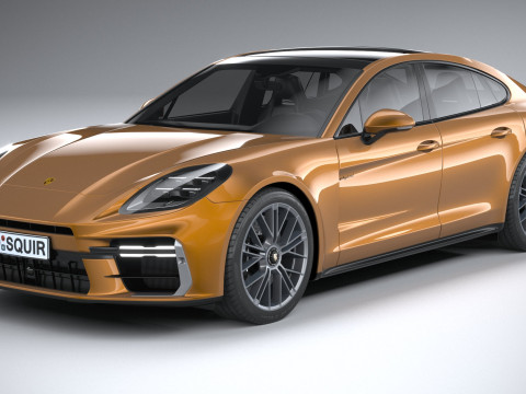 Porsche Panamera Turbo S 2024 3D Модель