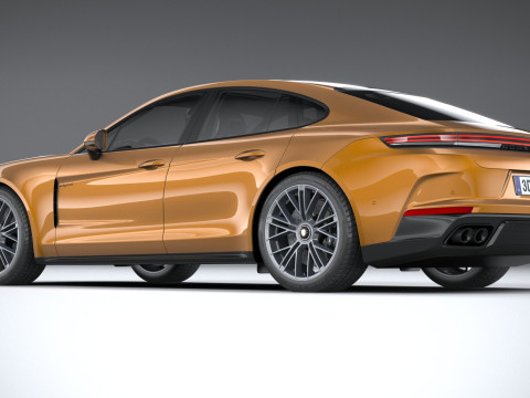 Porsche Panamera Turbo S 2024 3D Модель