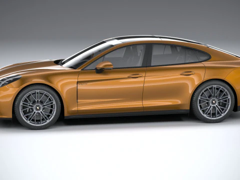 Porsche Panamera Turbo S 2024 3D Model