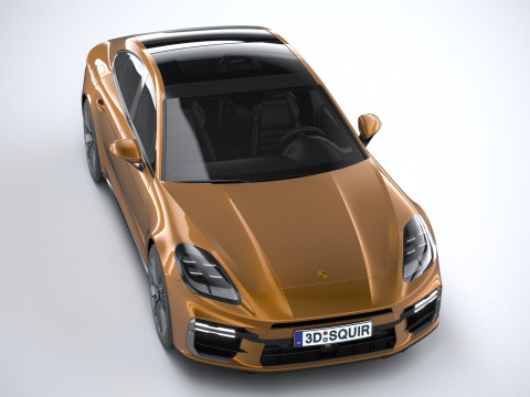 Porsche Panamera Turbo S 2024 3D Модель