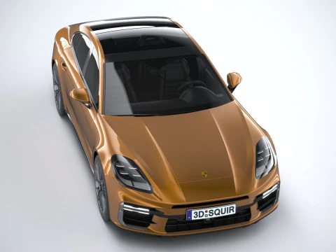 Porsche Panamera Turbo S 2024 3D Model