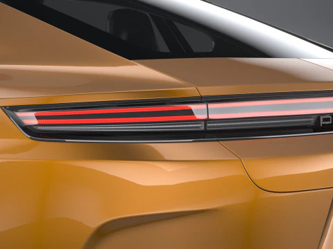 Porsche Panamera Turbo S 2024 3D Model